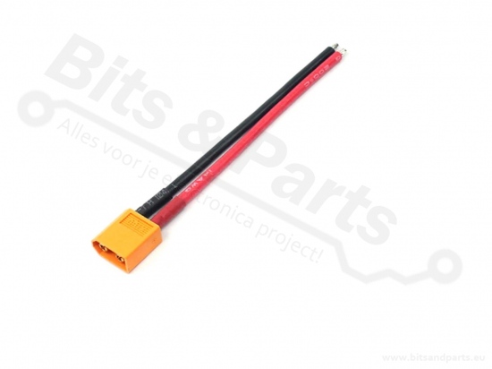 Voedingsconnector XT60 male met 12AWG kabeltje